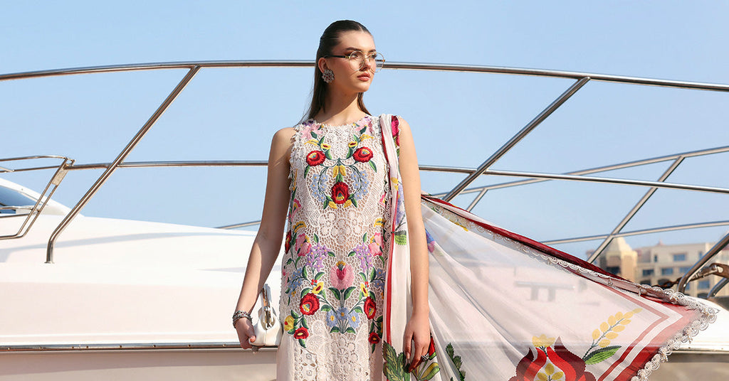 Maria B | Edit Lawn’26 | 3 Piece Unstitched Embroidered Jacquard Lawn Suit