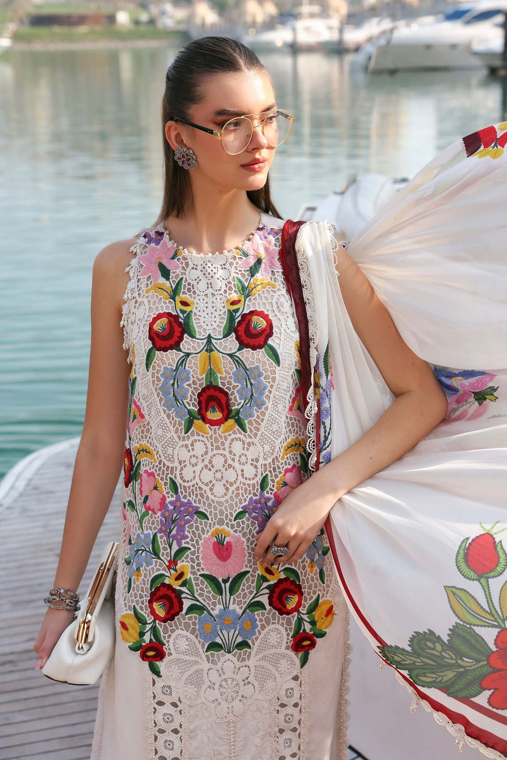 Maria B | Edit Lawn’26 | 3 Piece Unstitched Embroidered Jacquard Lawn Suit