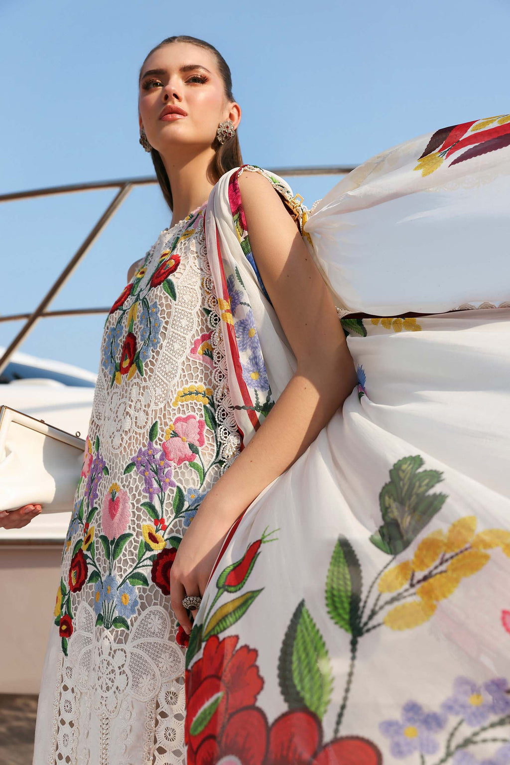 Maria B | Edit Lawn’26 | 3 Piece Unstitched Embroidered Jacquard Lawn Suit