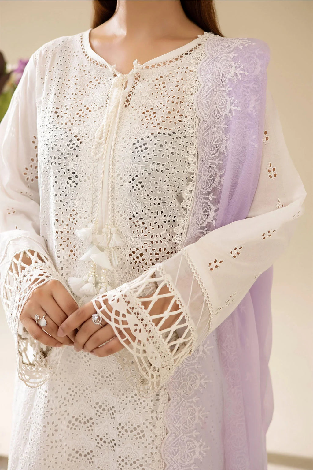 Adans Libas | Chikankari Lawn | CHIKANKARI LAWN-10 - 4