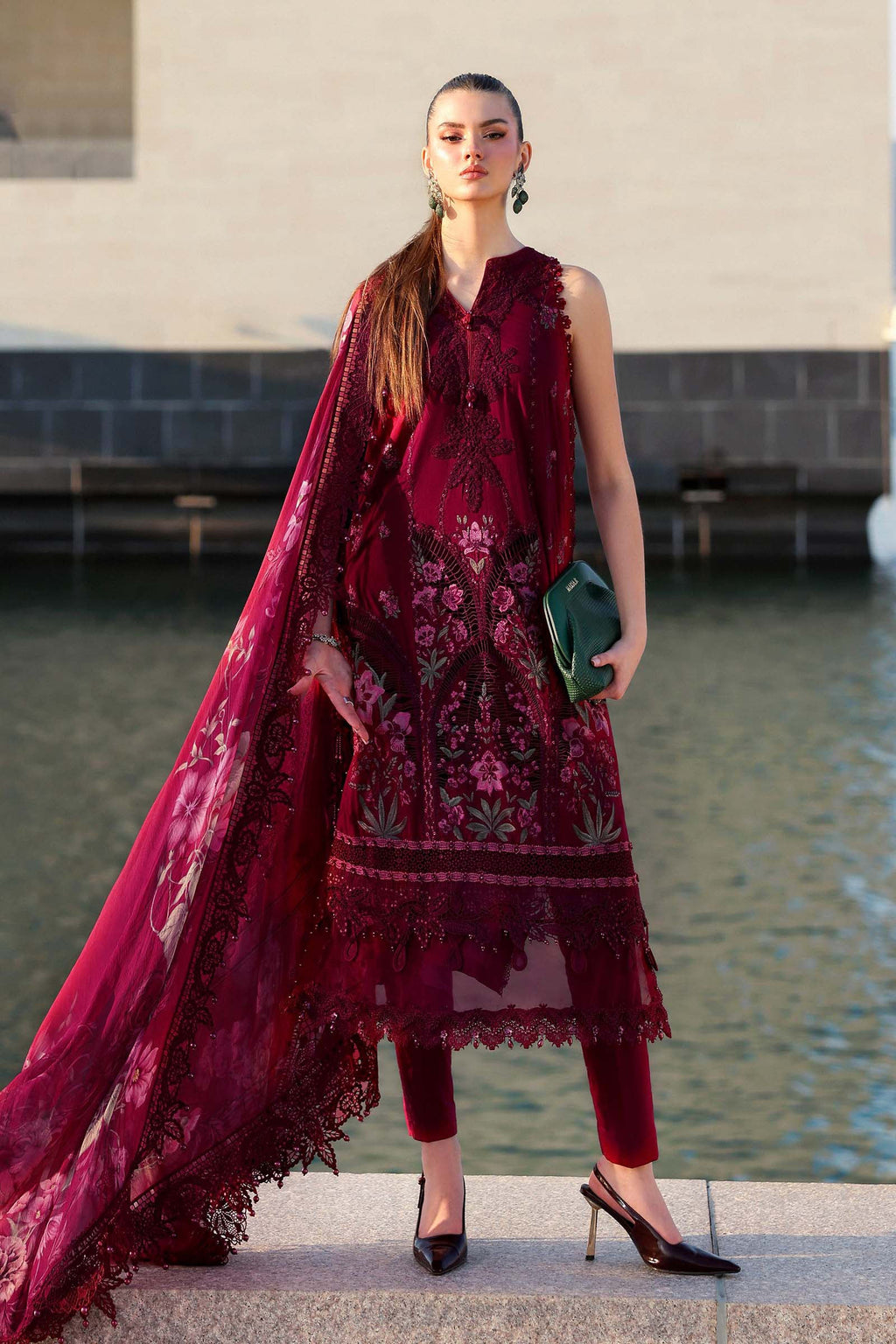 Maria B | Edit Lawn’26 | 3 Piece Unstitched Embroidered Lawn Suit