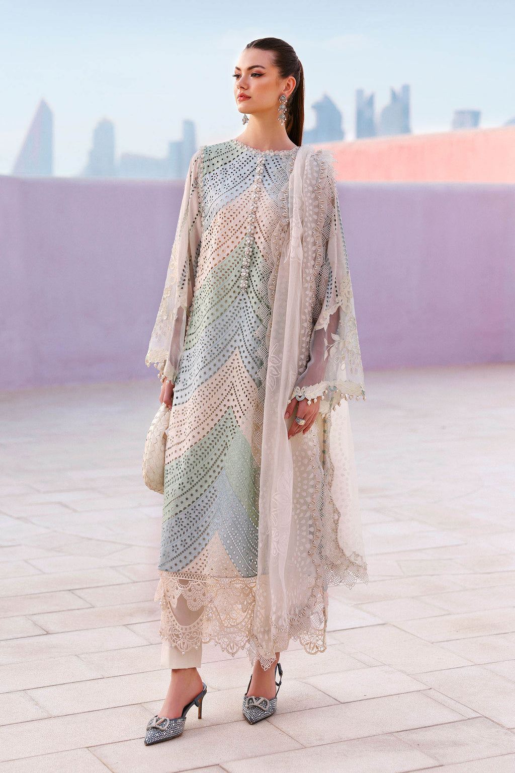 Maria B | Edit Lawn’26 | 3 Piece Unstitched Embroidered Lawn Suit