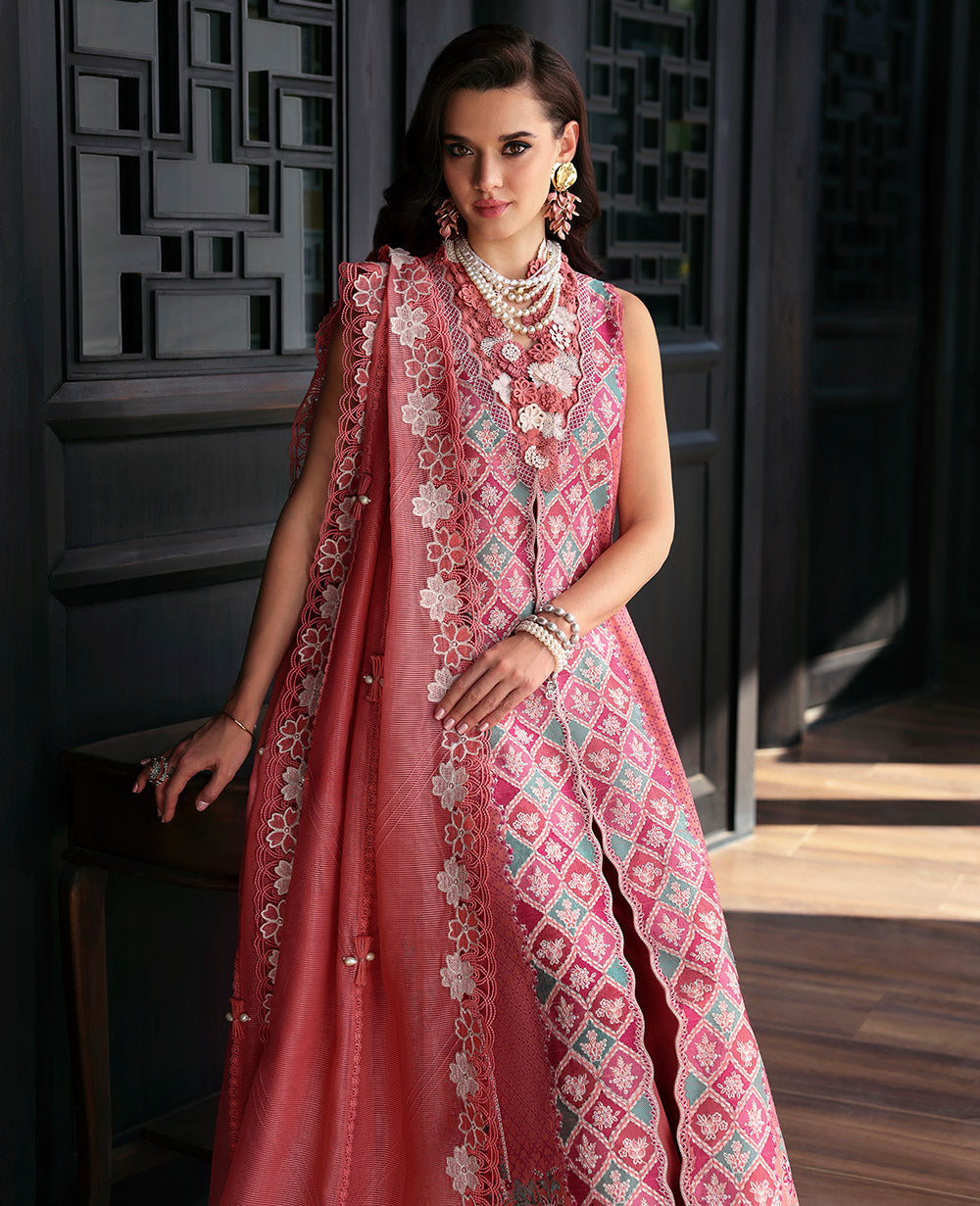 Republic Womenswear | Kalani Eid Luxury Lawn 25 | D1-A - Ayra