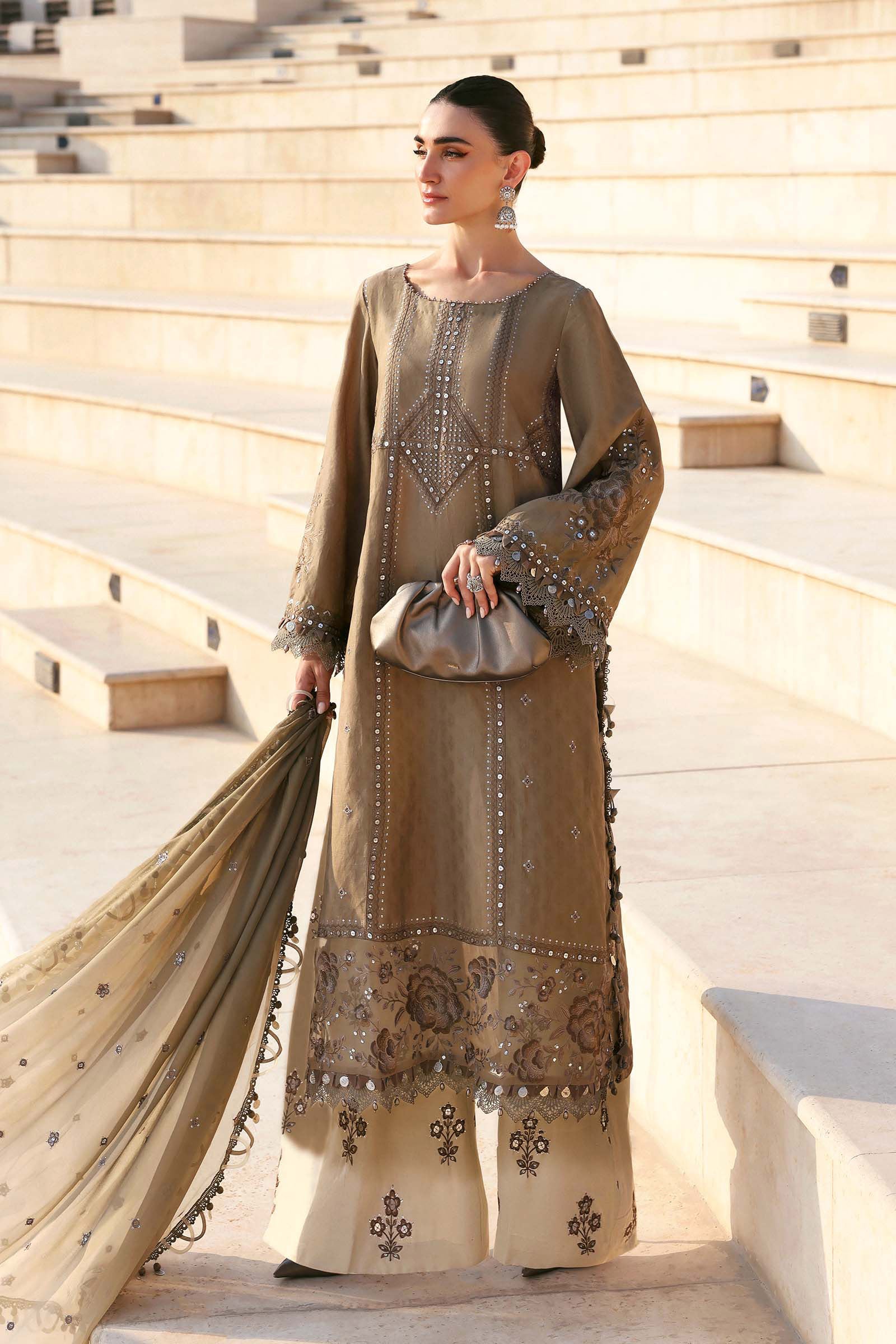 Maria B | Edit Lawn’26 | 3 Piece Unstitched Embroidered Jacquard Lawn Suit