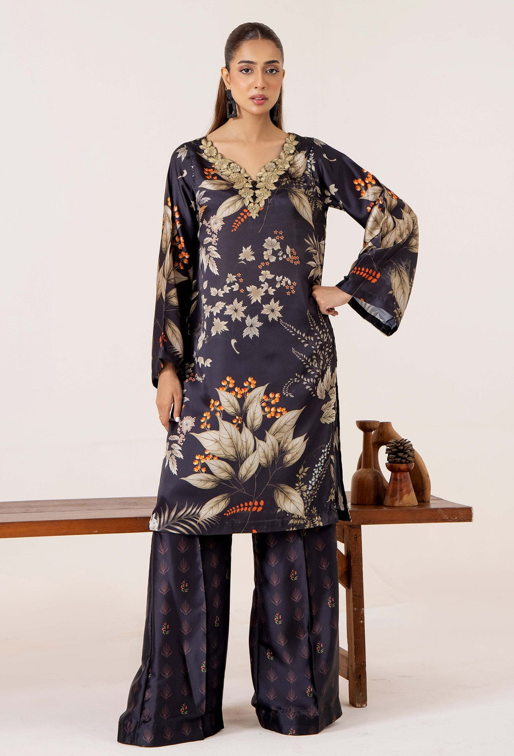 Adans Libas | EMB Silk | 2-PC EMB SILK 7631 - 1
