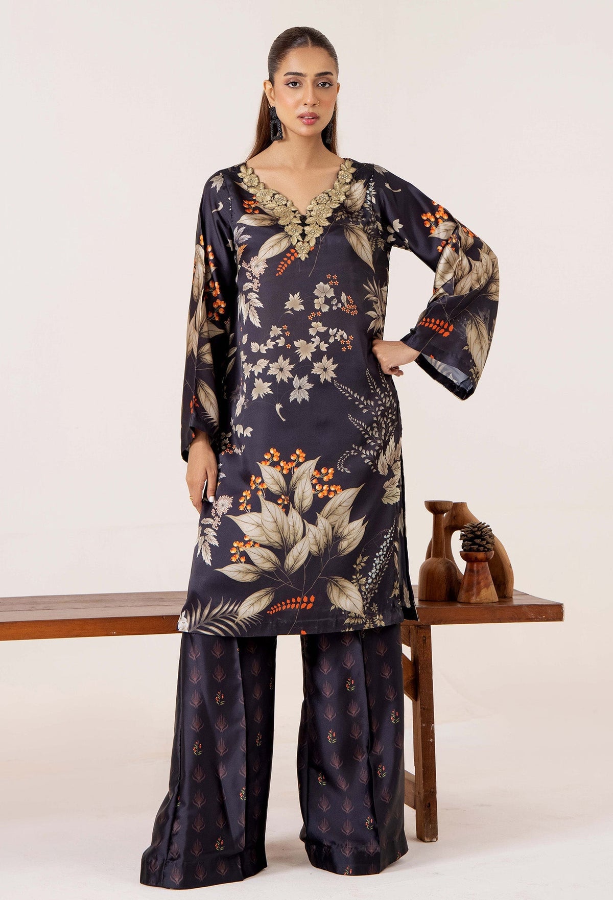 Adans Libas | EMB Silk | 2-PC EMB SILK 7631 - 1