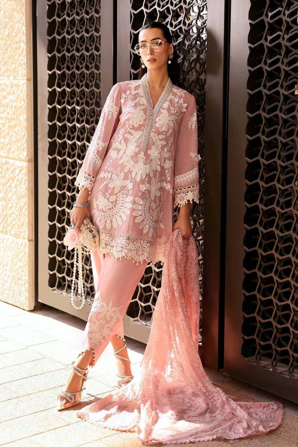 Maria B | Edit Lawn’26 | 3 Piece Unstitched Embroidered Lawn Karandi Suit
