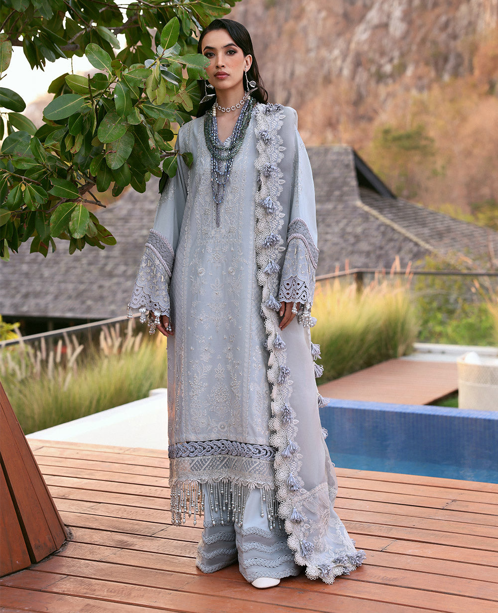 Republic Womenswear | Kalani Eid Luxury Lawn 25 | D3-B - Sitara