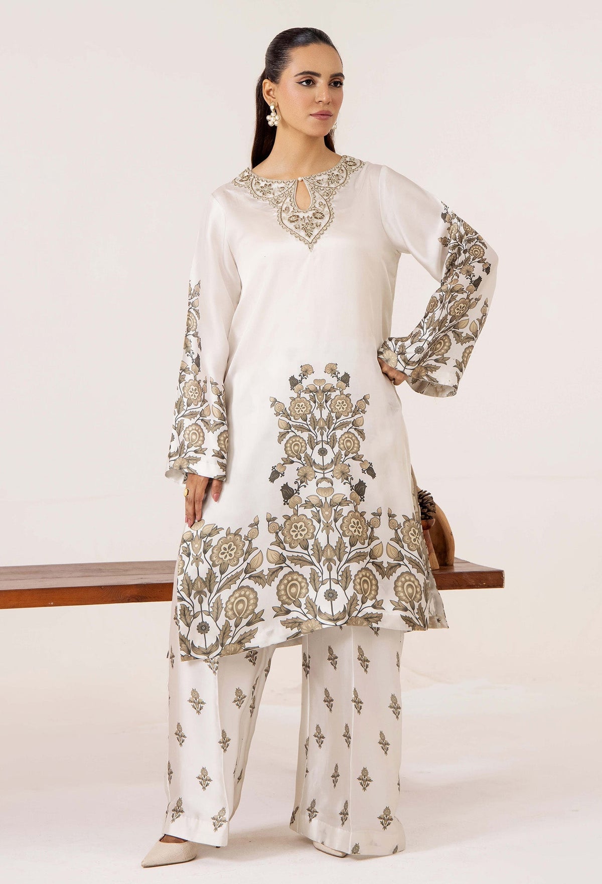 Adans Libas | EMB Silk | 2-PC EMB SILK 7632 - 1