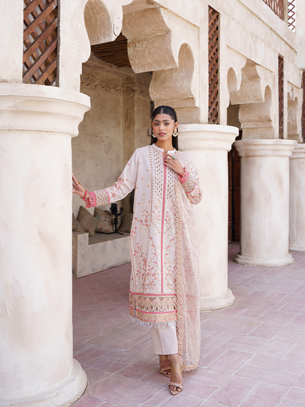 Zebtan | Zeenat Luxury Lawn Eid Collection | ZL 01 - Riwayat-e-Khas