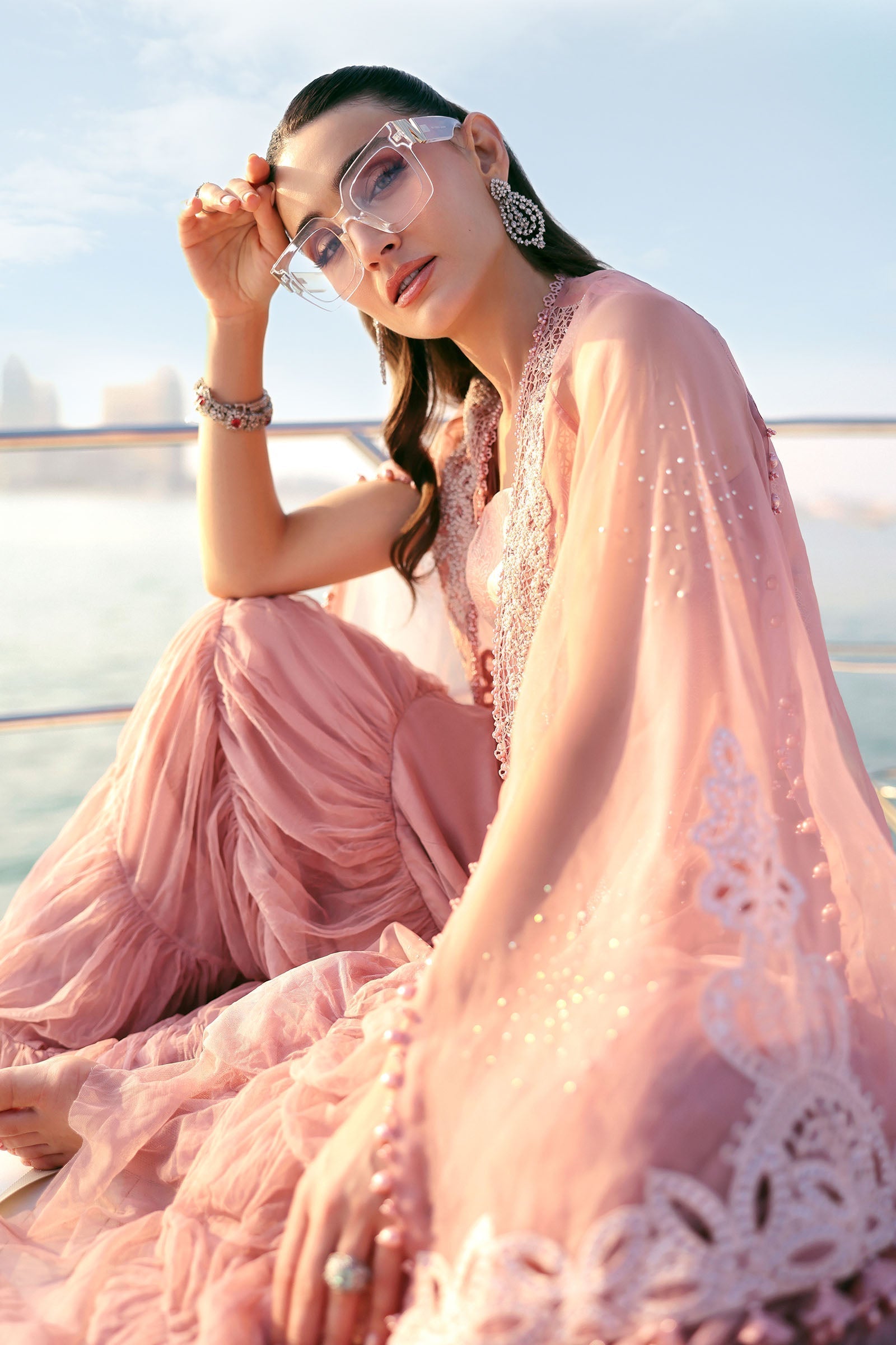 Maria B | Edit Lawn’26 | 3 Piece Unstitched Embroidered Organza Suit