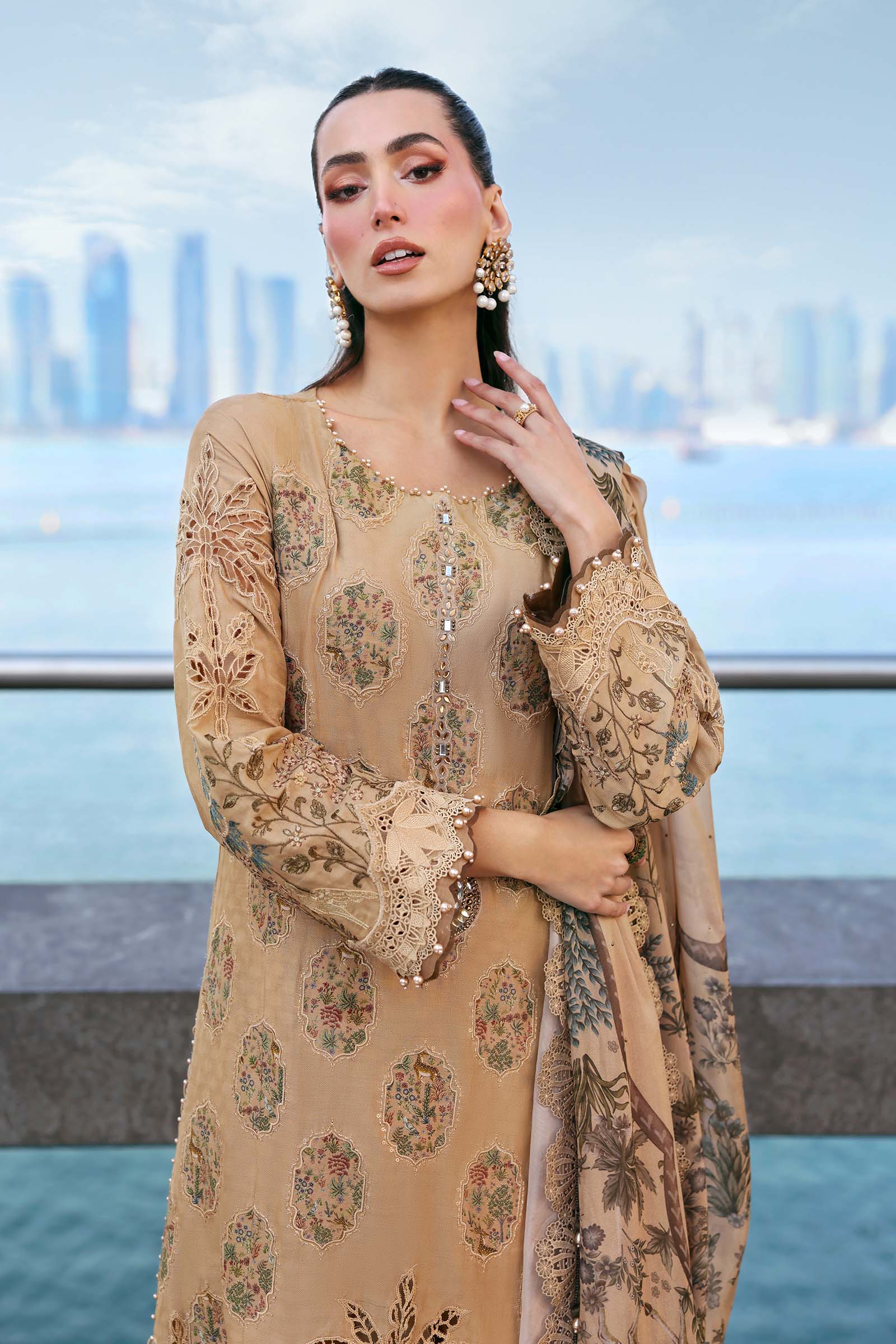 Maria B | Edit Lawn’26 | 3 Piece Unstitched Embroidered Jacquard Lawn Suit