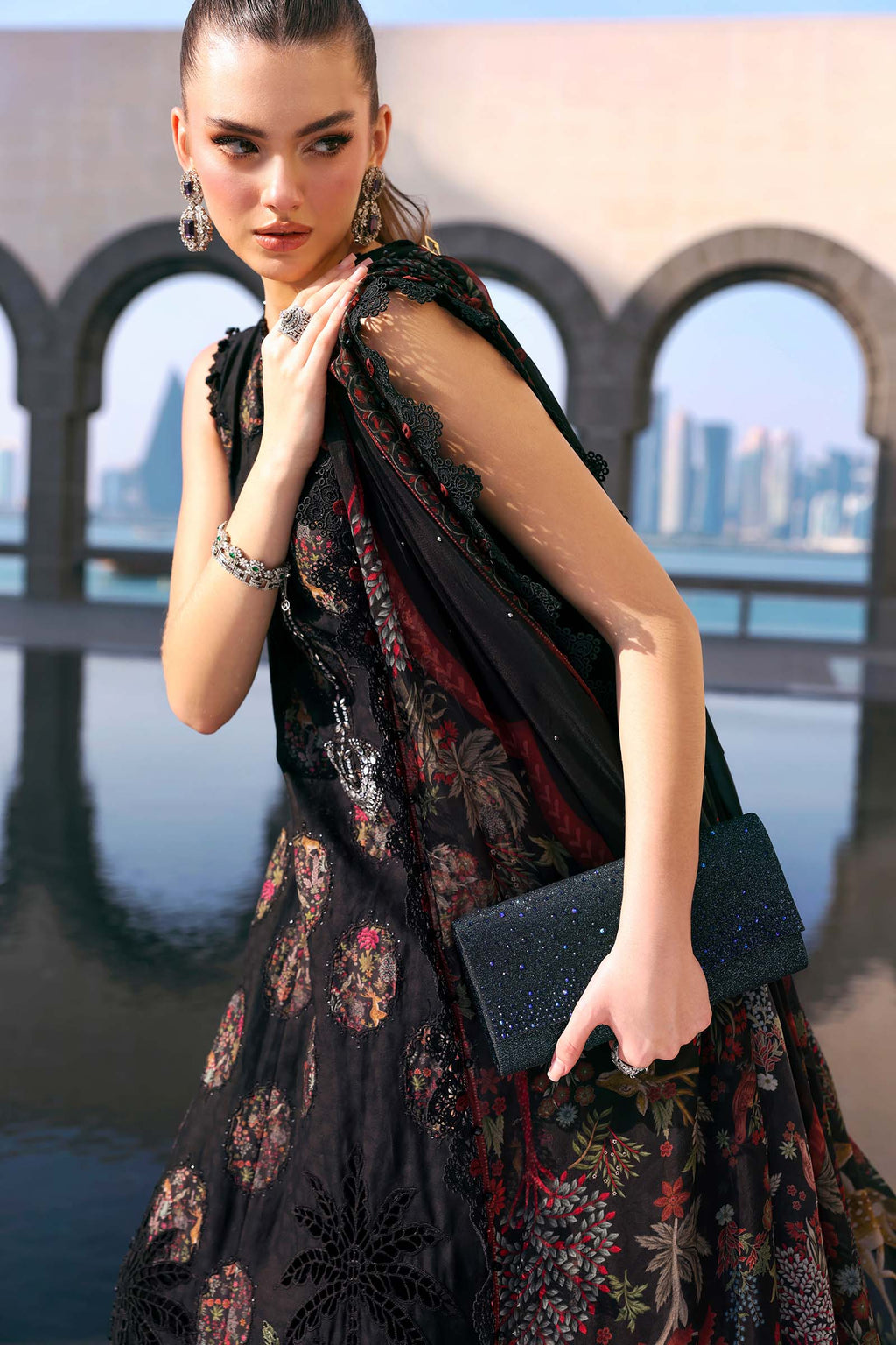 Maria B | Edit Lawn’26 | 3 Piece Unstitched Embroidered Jacquard Lawn Suit