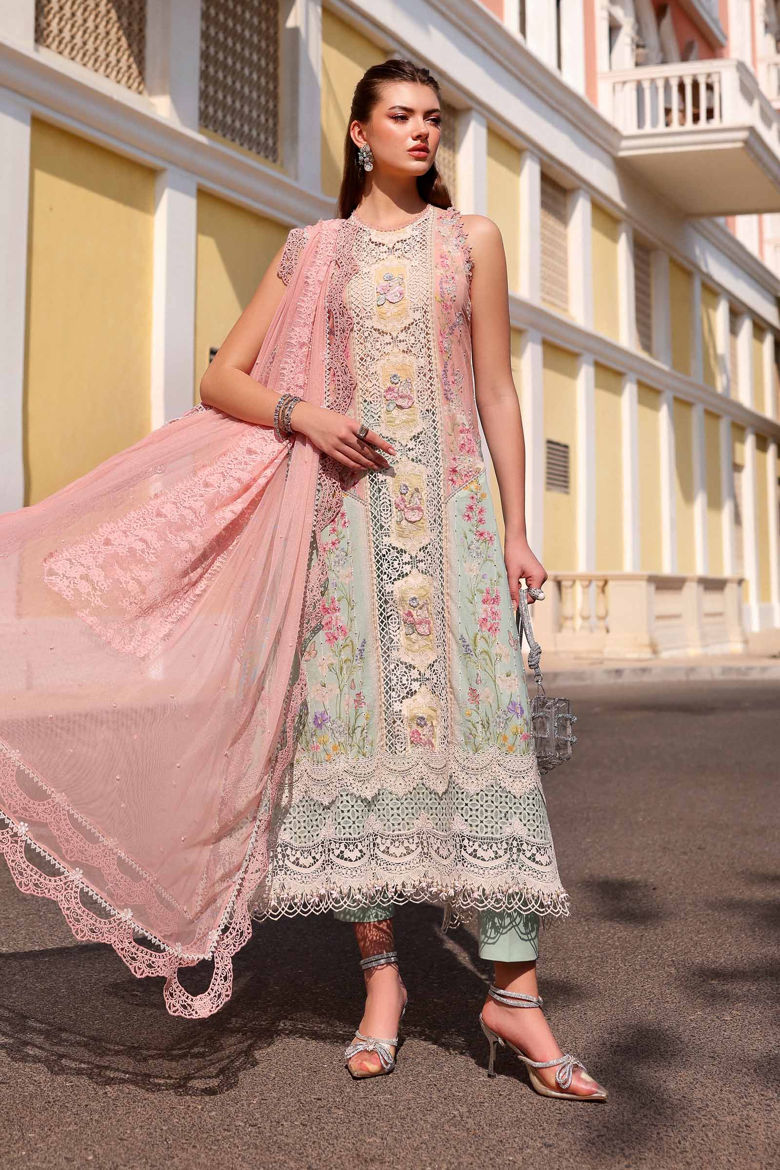 Maria B | Edit Lawn’26 | 3 Piece Unstitched Embroidered Lawn Suit