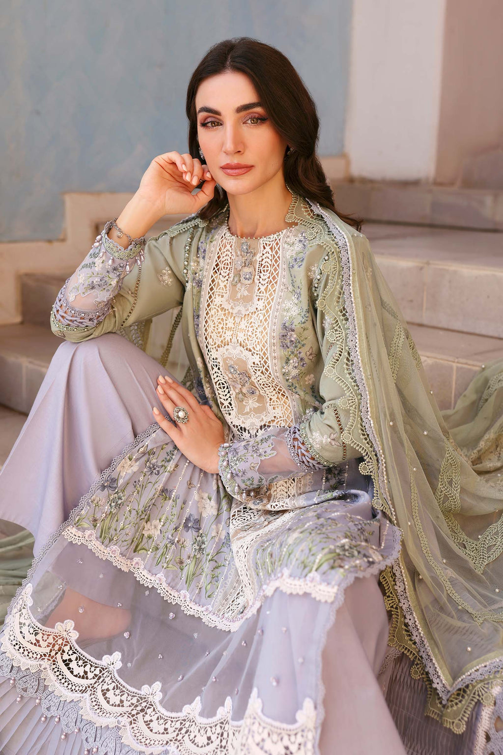 Maria B | Edit Lawn’26 | 3 Piece Unstitched Embroidered Lawn Suit
