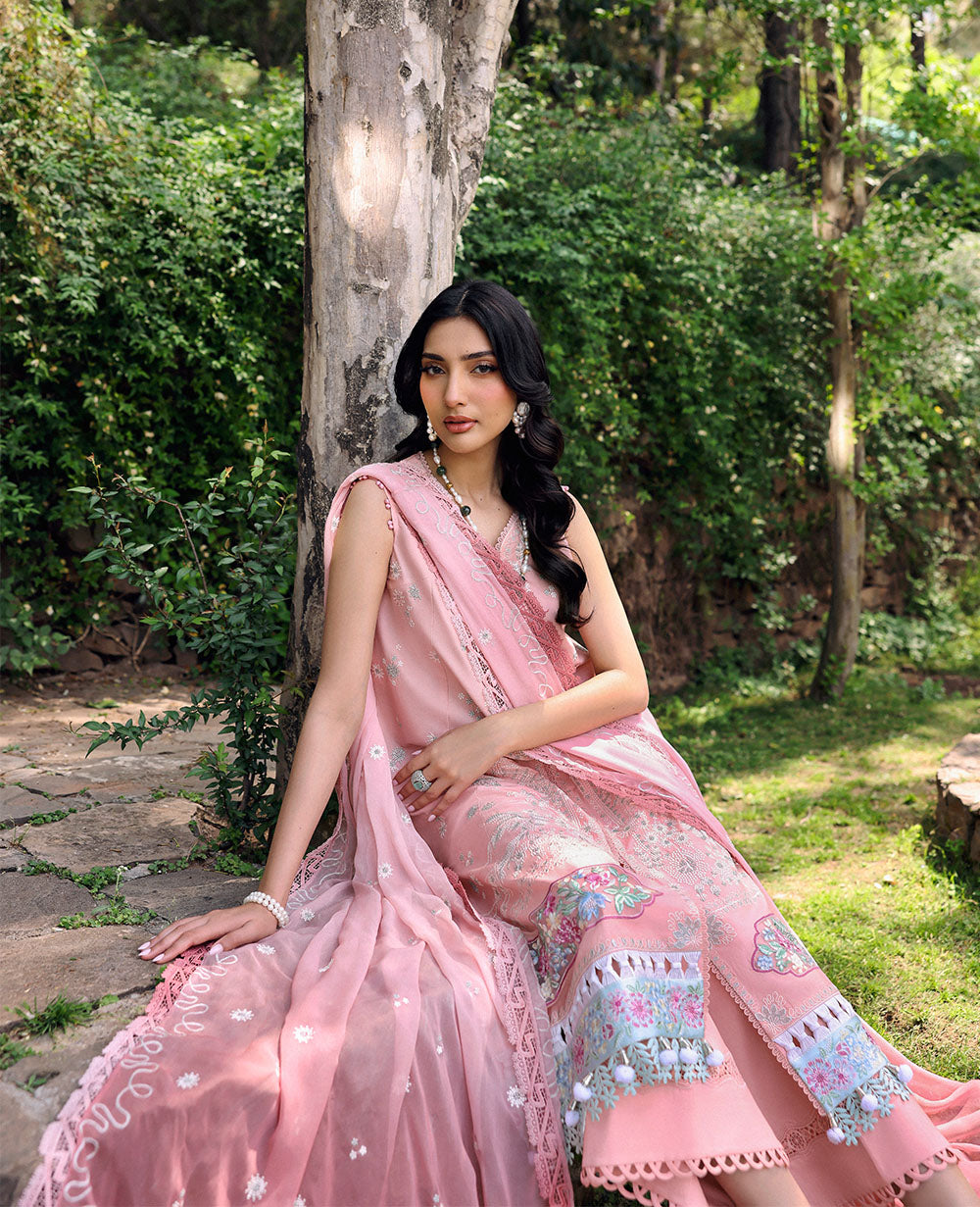Republic Womenswear | Talia Luxury Lawn 25 | D7-A - Ora