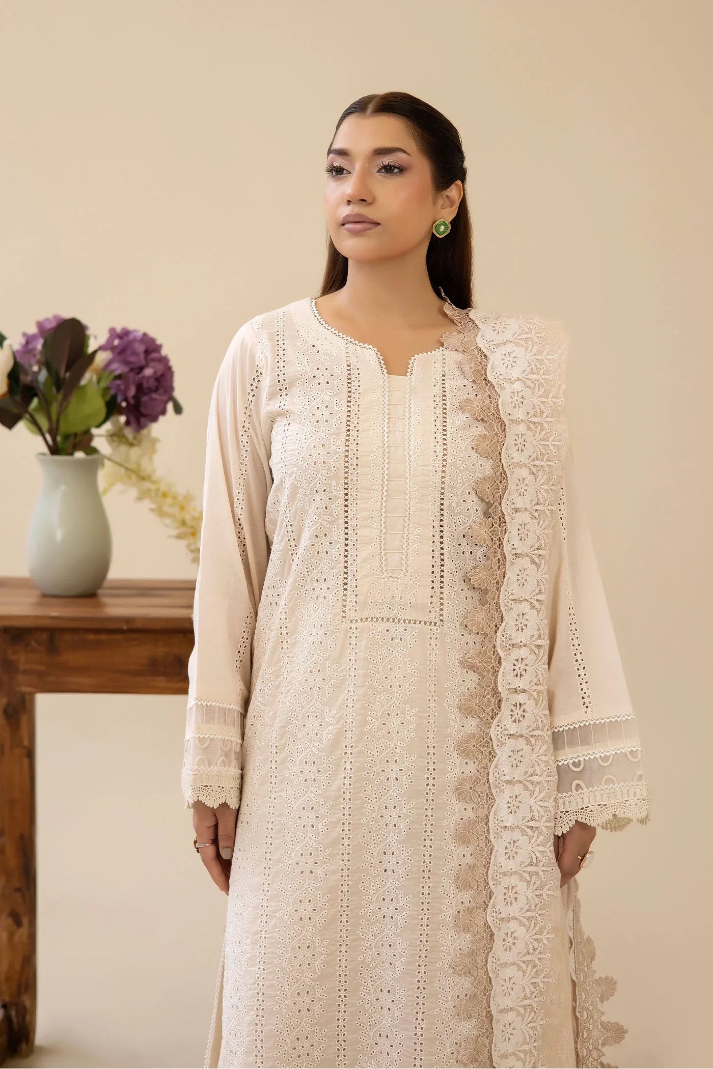 Adans Libas | Chikankari Lawn | CHIKANKARI LAWN-07 - 1