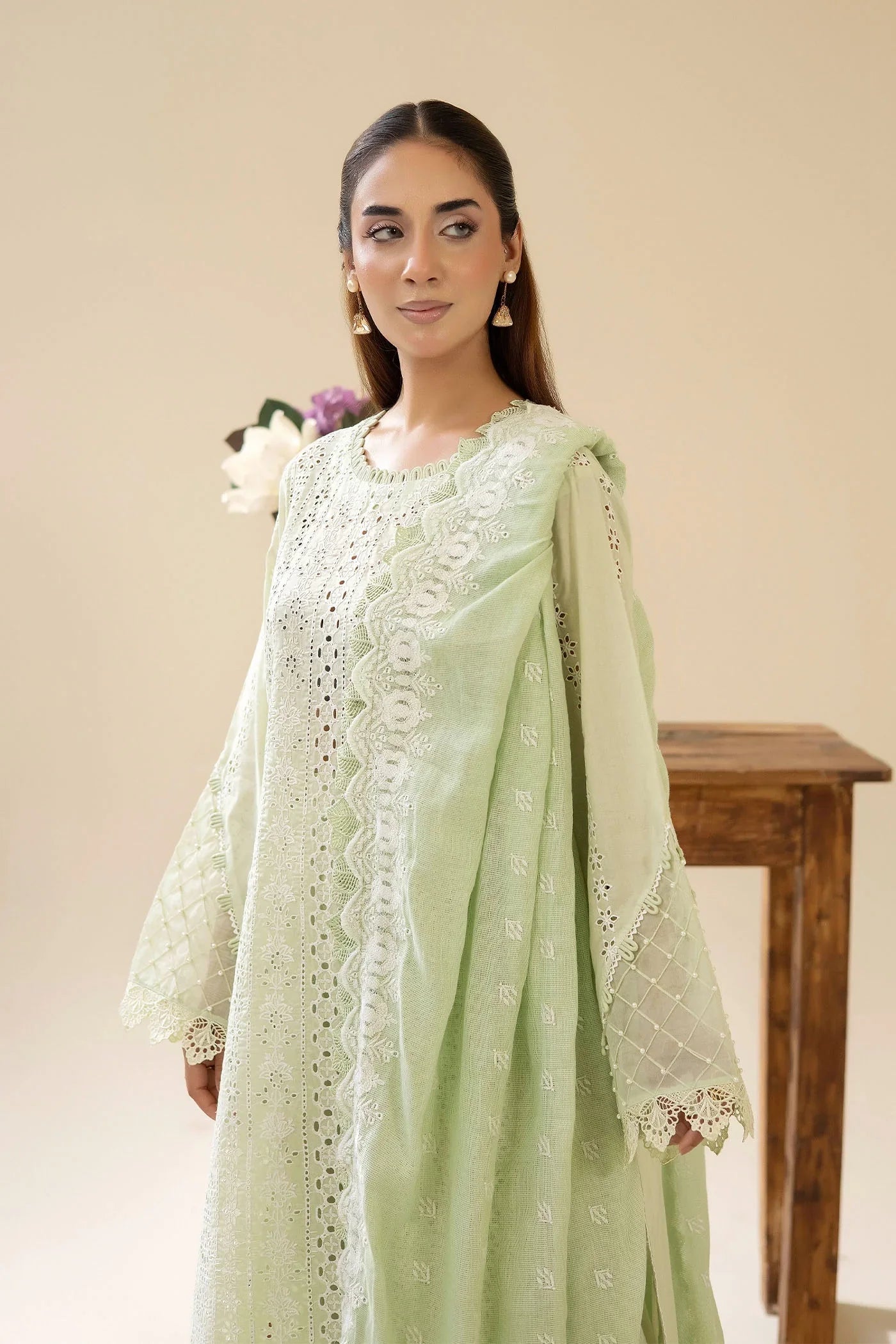 Adans Libas | Chikankari Lawn | CHIKANKARI LAWN-08 - 2