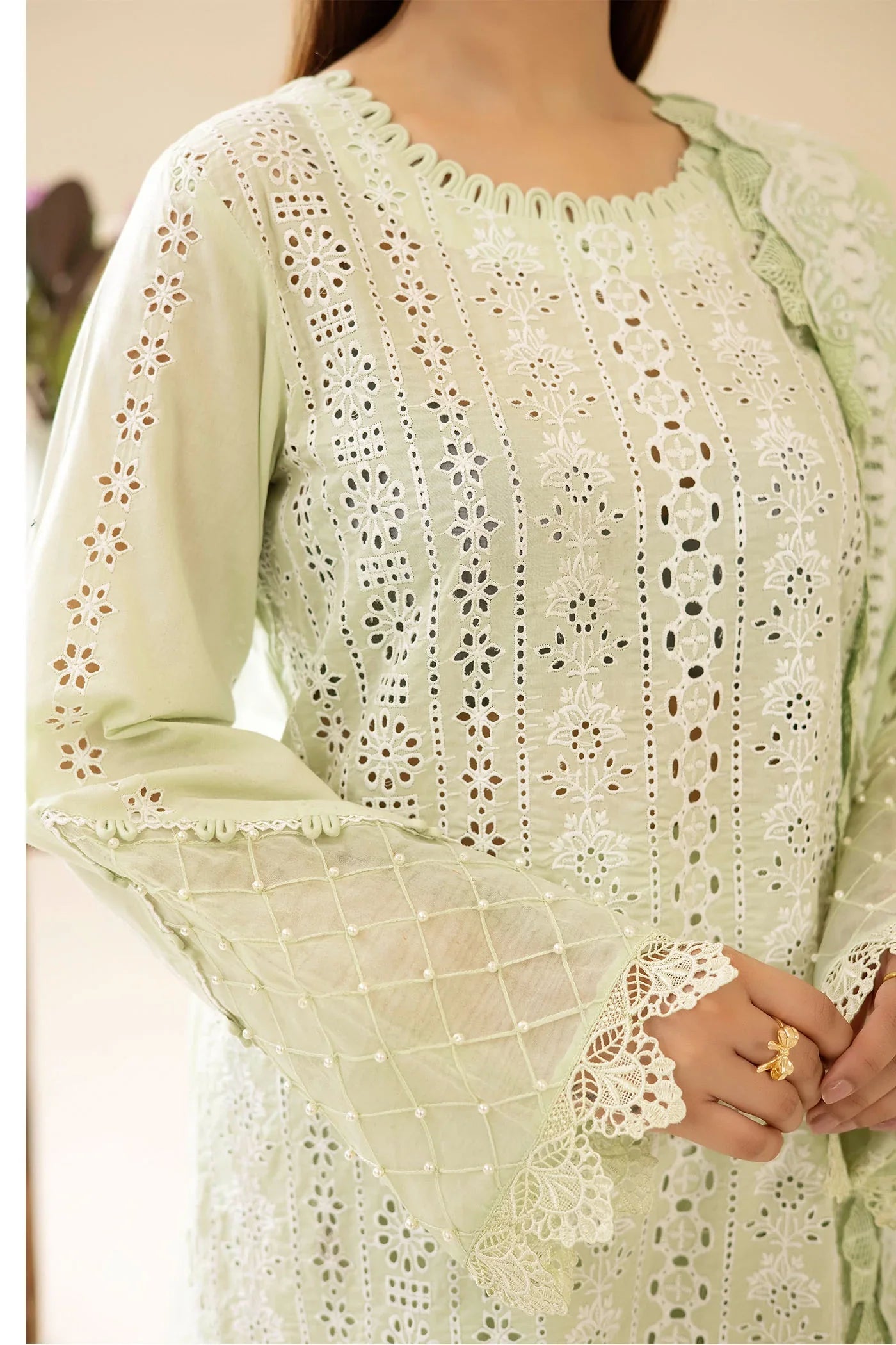 Adans Libas | Chikankari Lawn | CHIKANKARI LAWN-08 - 4