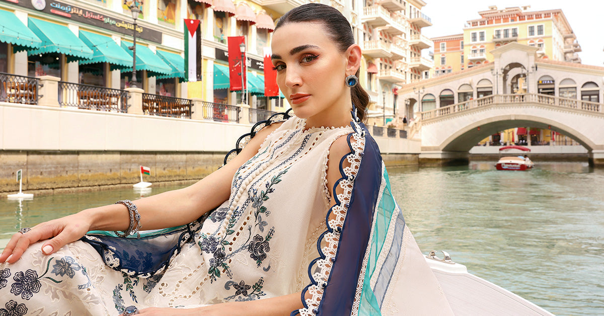 Maria B | Edit Lawn’26 | 3 Piece Unstitched Embroidered Jacquard Lawn Suit