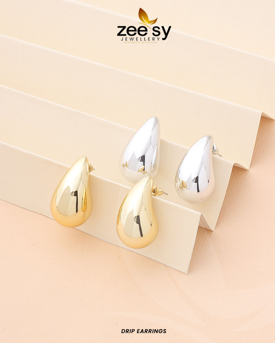 Drip Earrings - Libasekhas