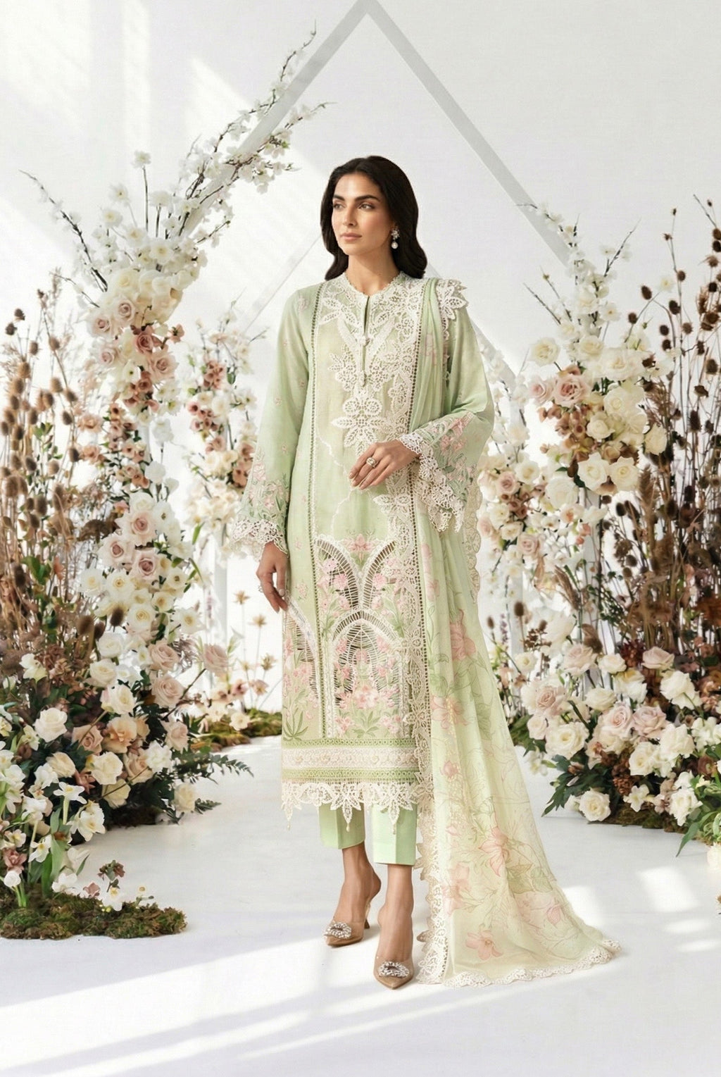 Maria B | Eid Collection 26 | 3 Piece Embroidered Lawn Suit