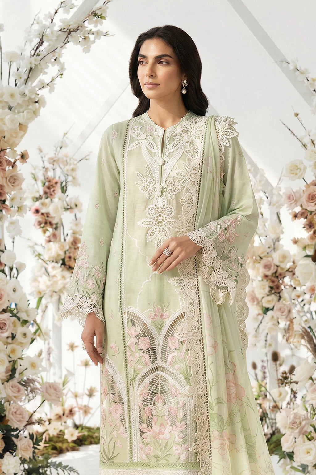 Maria B | Eid Collection 26 | 3 Piece Embroidered Lawn Suit