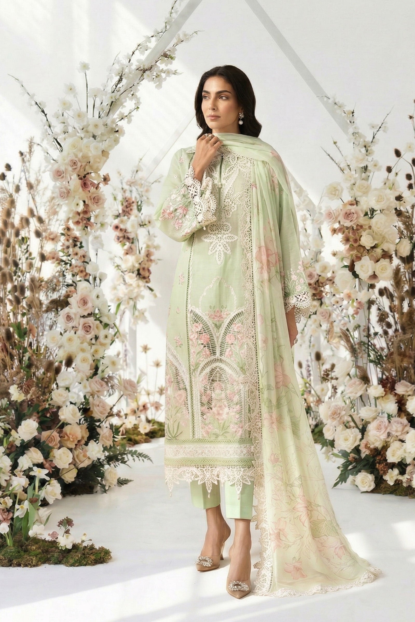 Maria B | Eid Collection 26 | 3 Piece Embroidered Lawn Suit