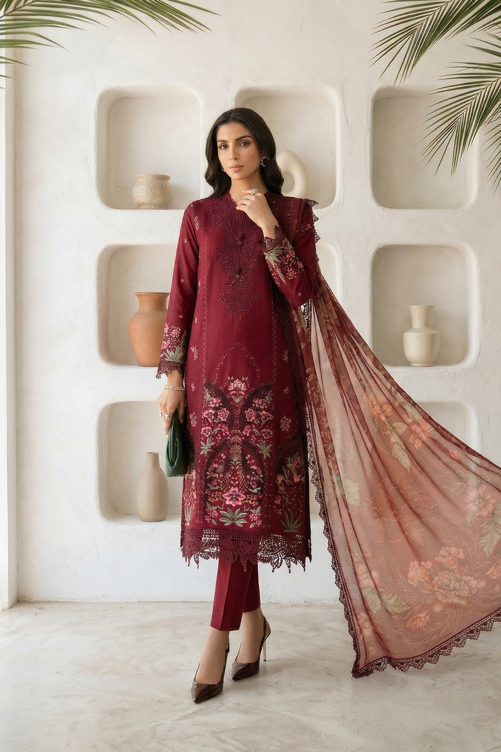 Maria B | Eid Collection 26 | 3 Piece Embroidered Lawn Suit