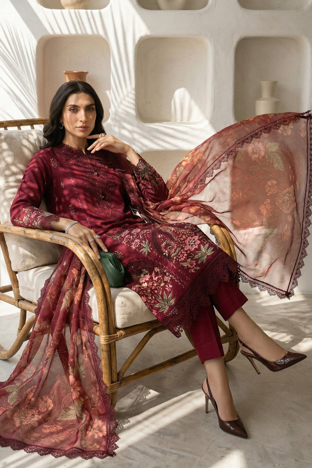 Maria B | Eid Collection 26 | 3 Piece Embroidered Lawn Suit