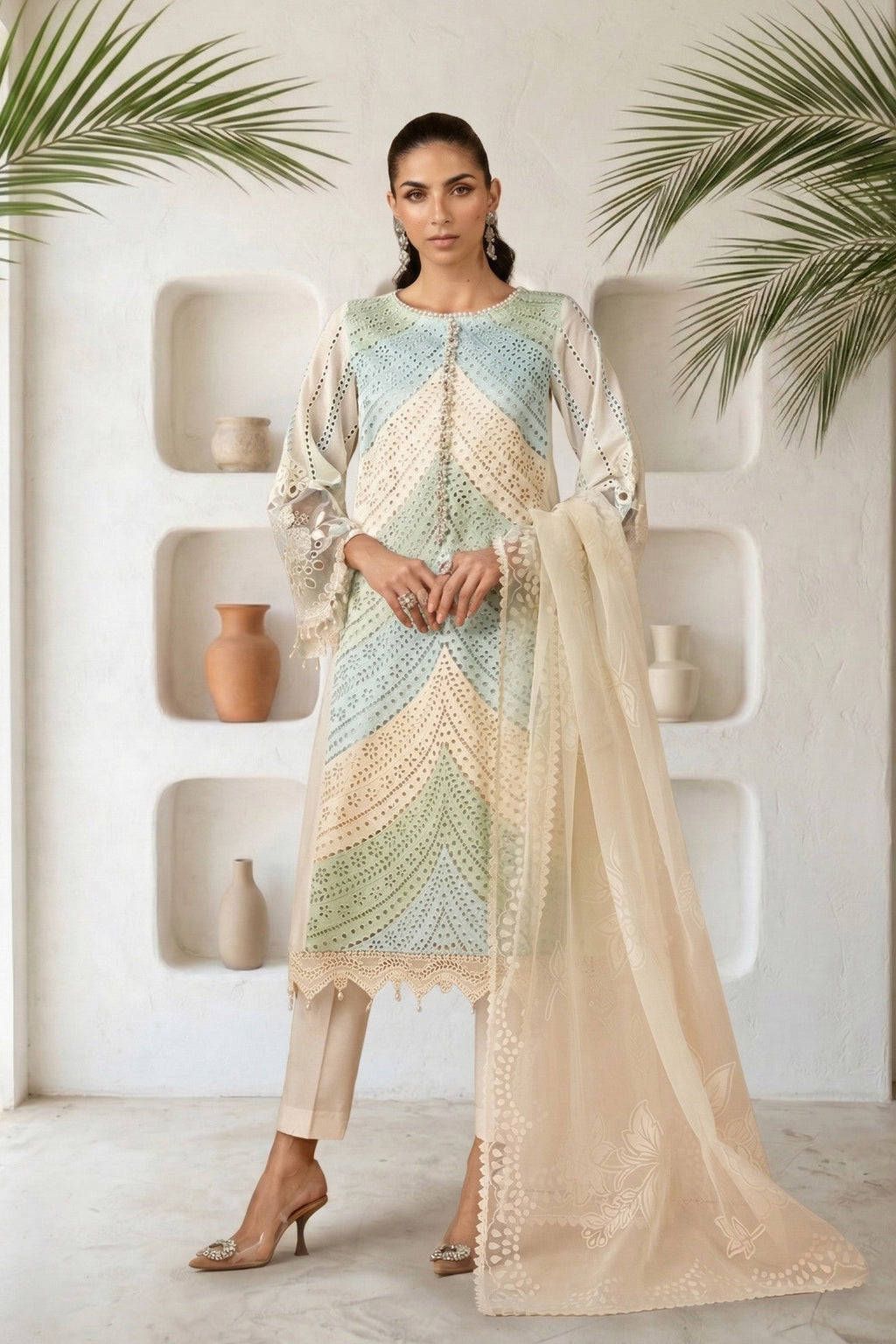 Maria B | Eid Collection 26 | 3 Piece Embroidered Lawn Suit