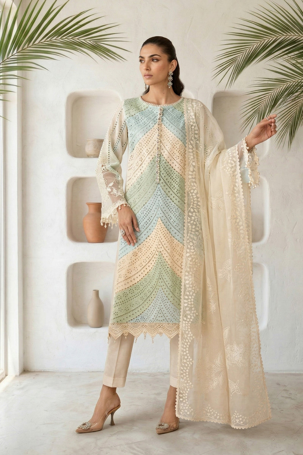 Maria B | Eid Collection 26 | 3 Piece Embroidered Lawn Suit