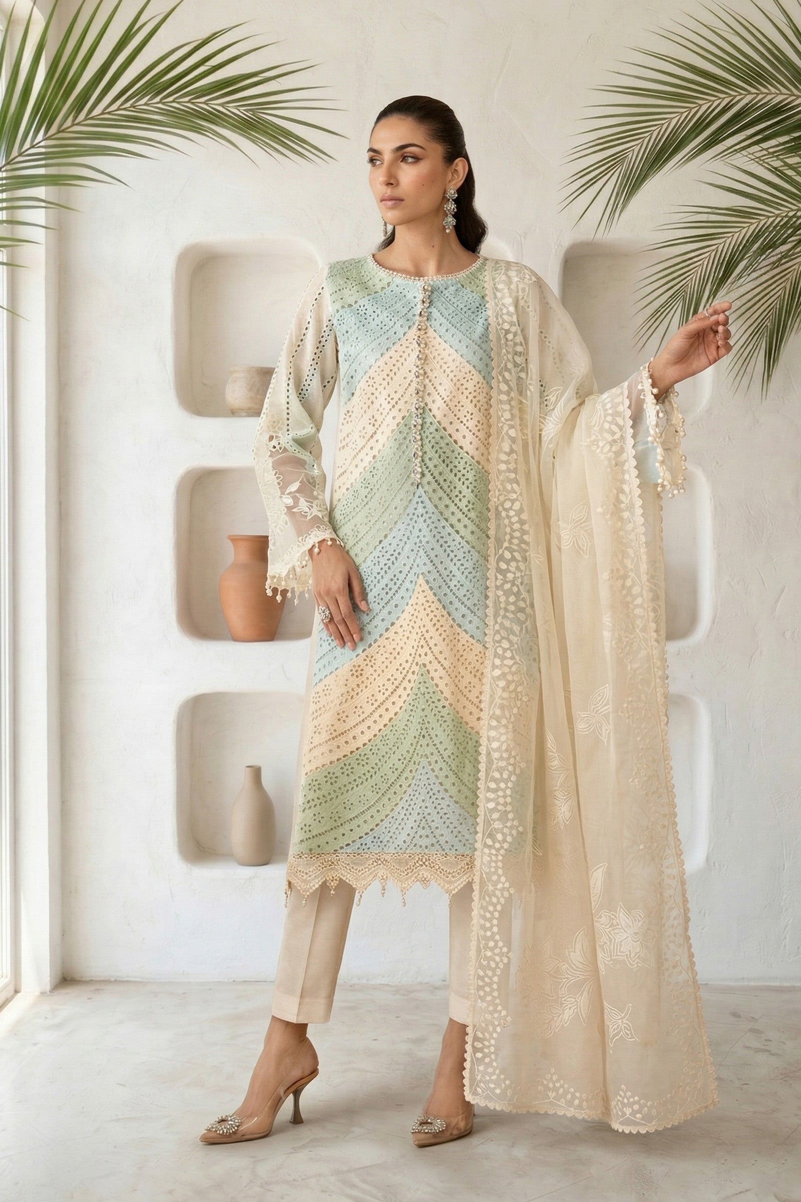 Maria B | Eid Collection 26 | 3 Piece Embroidered Lawn Suit