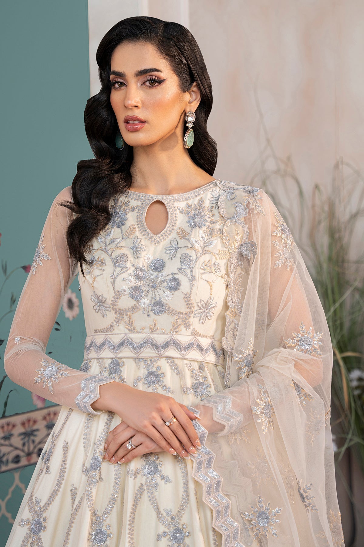 Inara | Aurelia Wedding Collection | Aqua - Riwayat-e-Khas