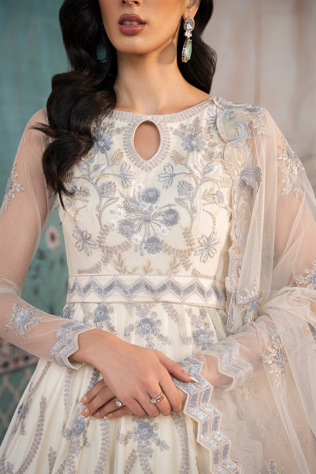 Inara | Aurelia Wedding Collection | Aqua - Riwayat-e-Khas