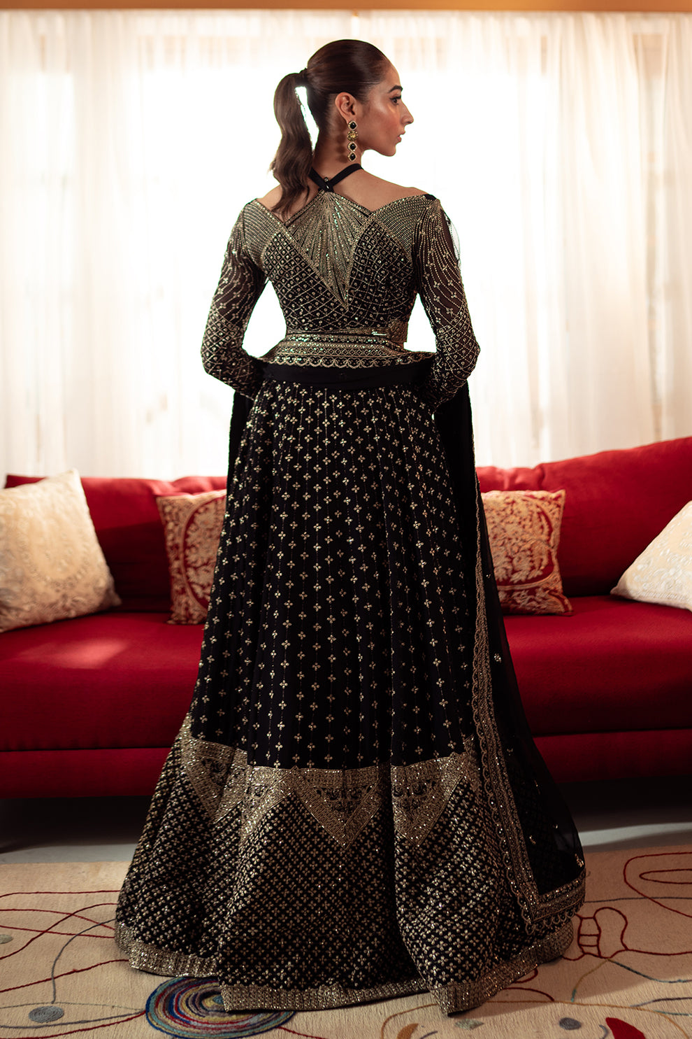 Neeshay | Dastaan Luxury Chiffon | Sunehri - House Of Anaya