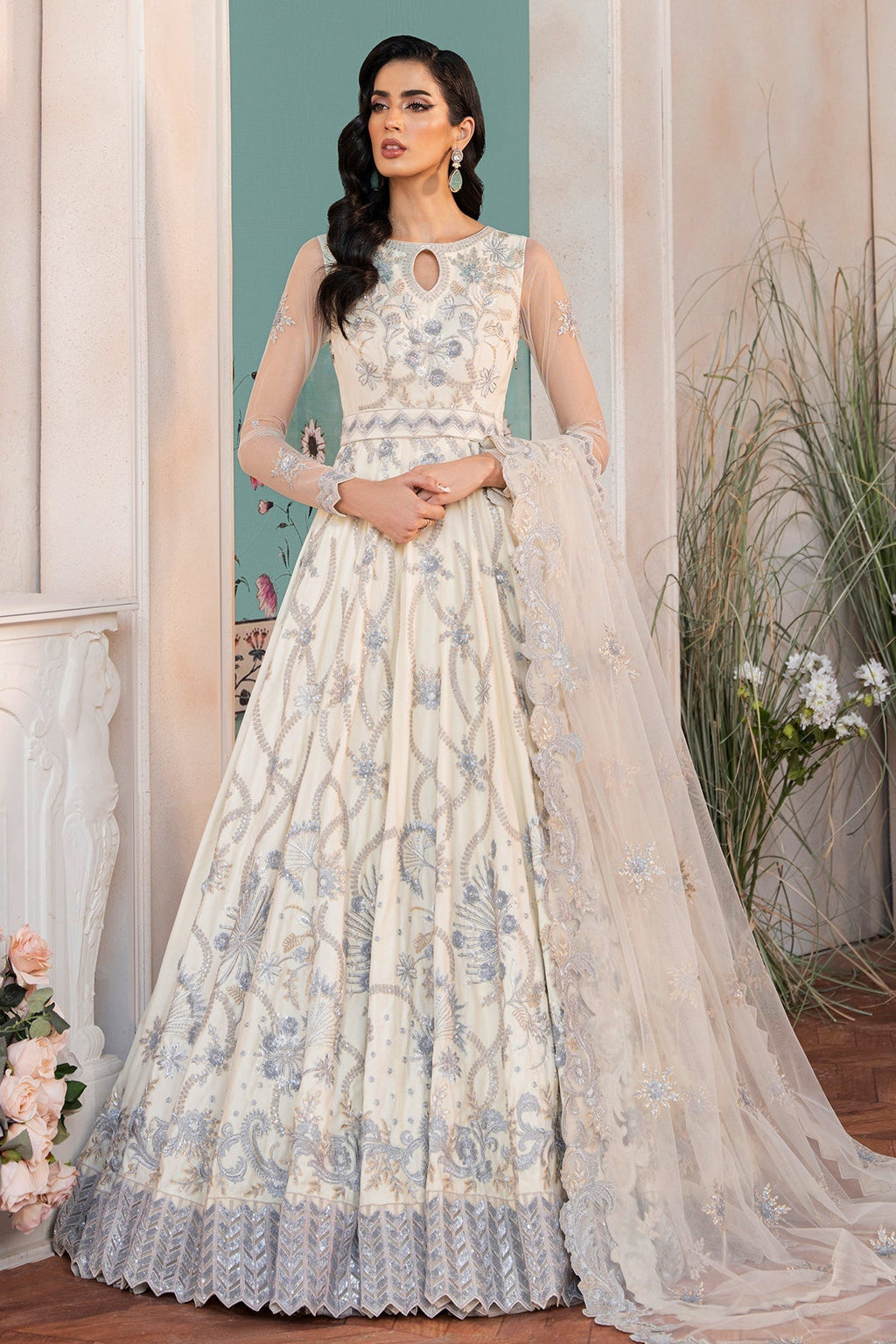 Inara | Aurelia Wedding Collection | Aqua - Riwayat-e-Khas