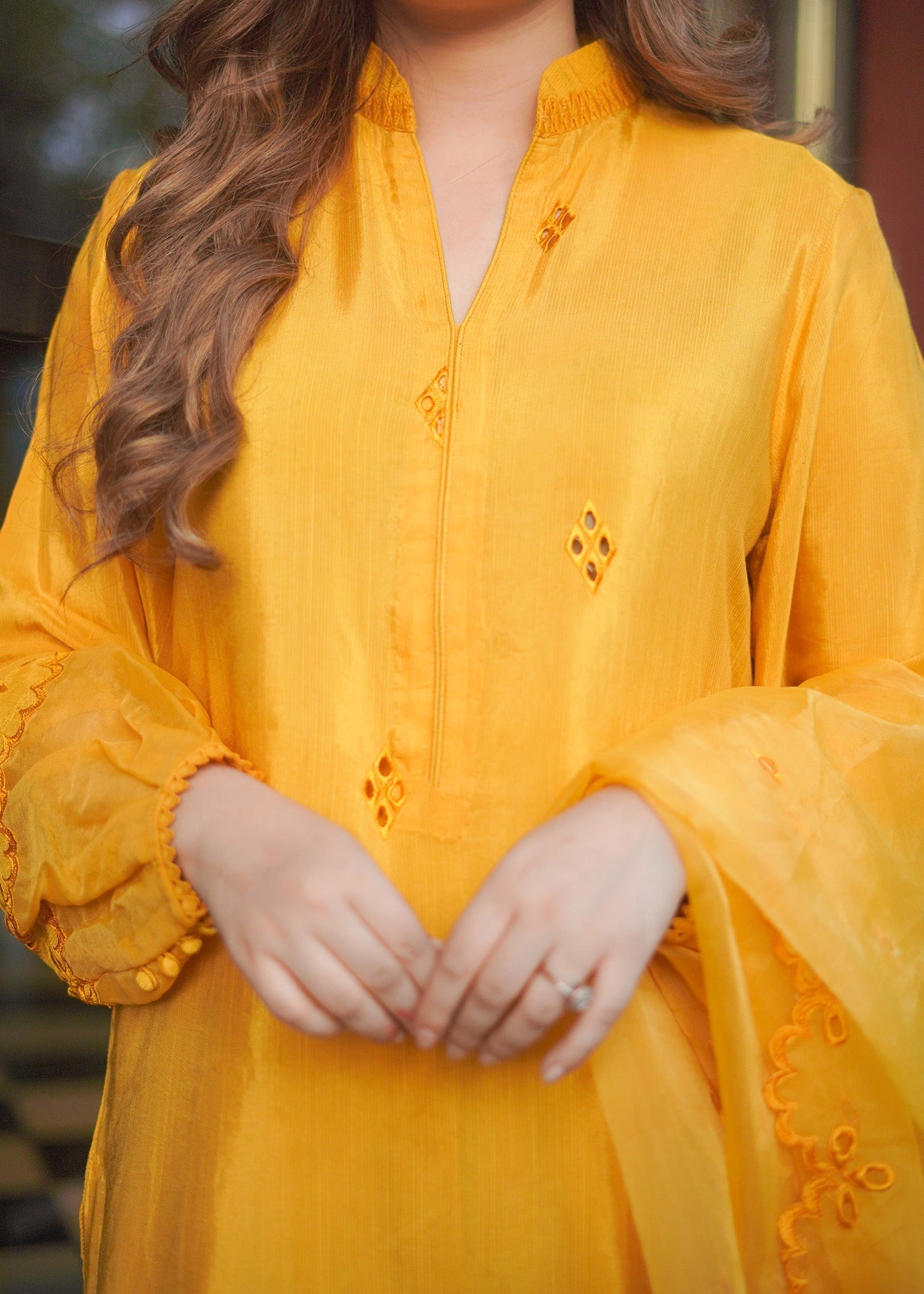 Fozia Khalid | Silk Spire | MARIGOLD - Riwayat-e-Khas