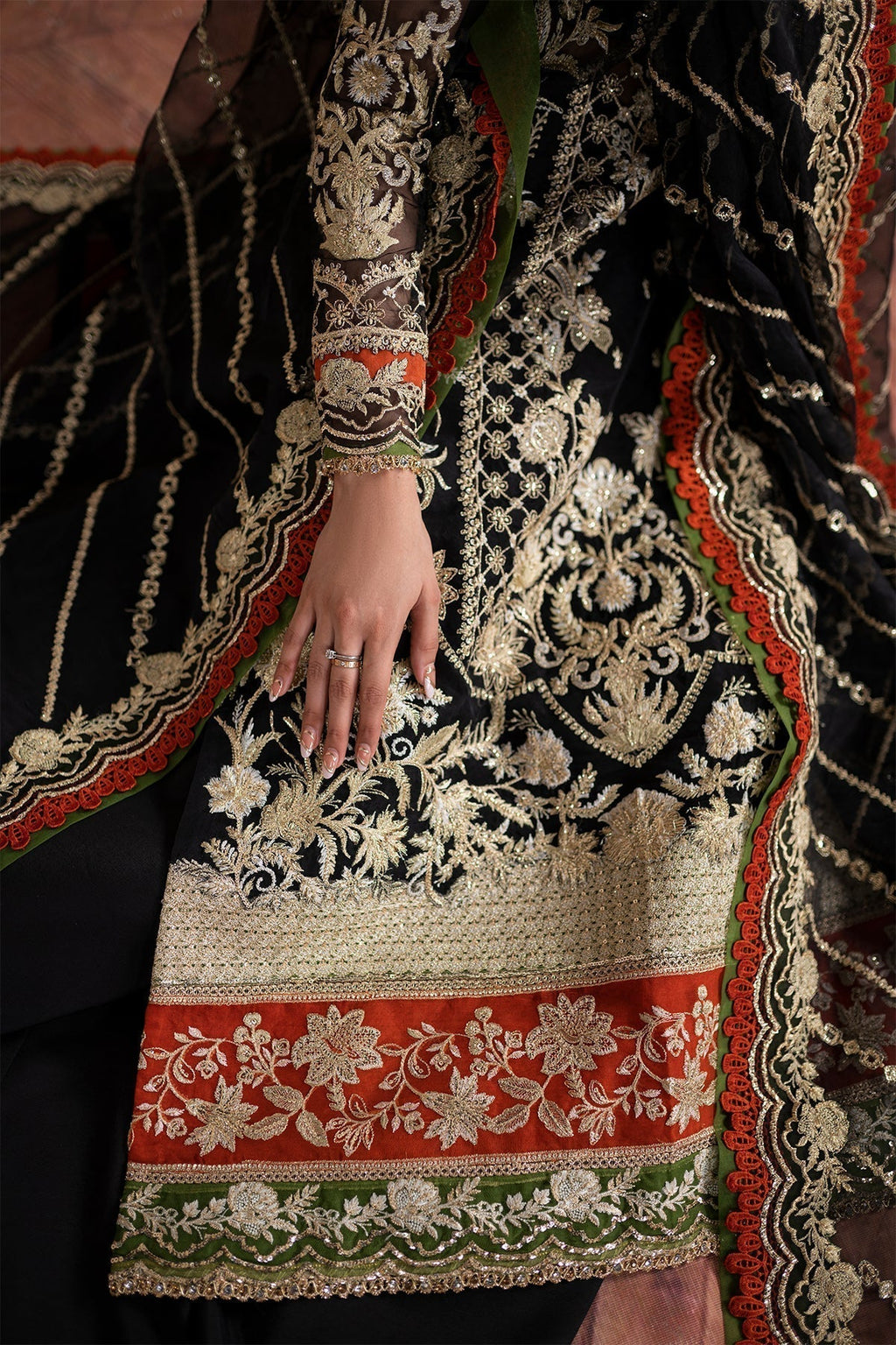 Inara | Aurelia Wedding Collection | Noir - Riwayat-e-Khas