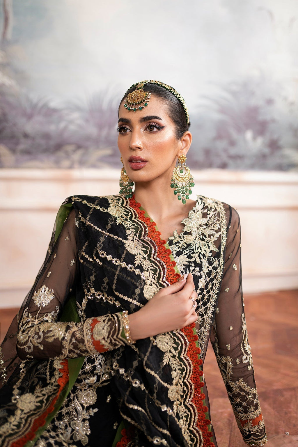 Inara | Aurelia Wedding Collection | Noir - Riwayat-e-Khas