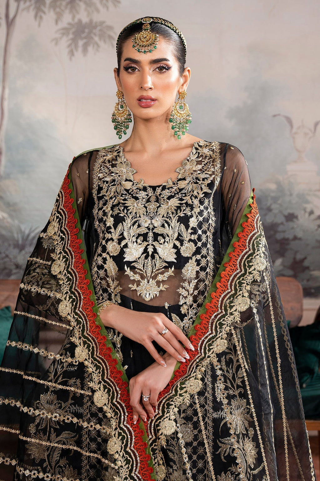 Inara | Aurelia Wedding Collection | Noir - Riwayat-e-Khas