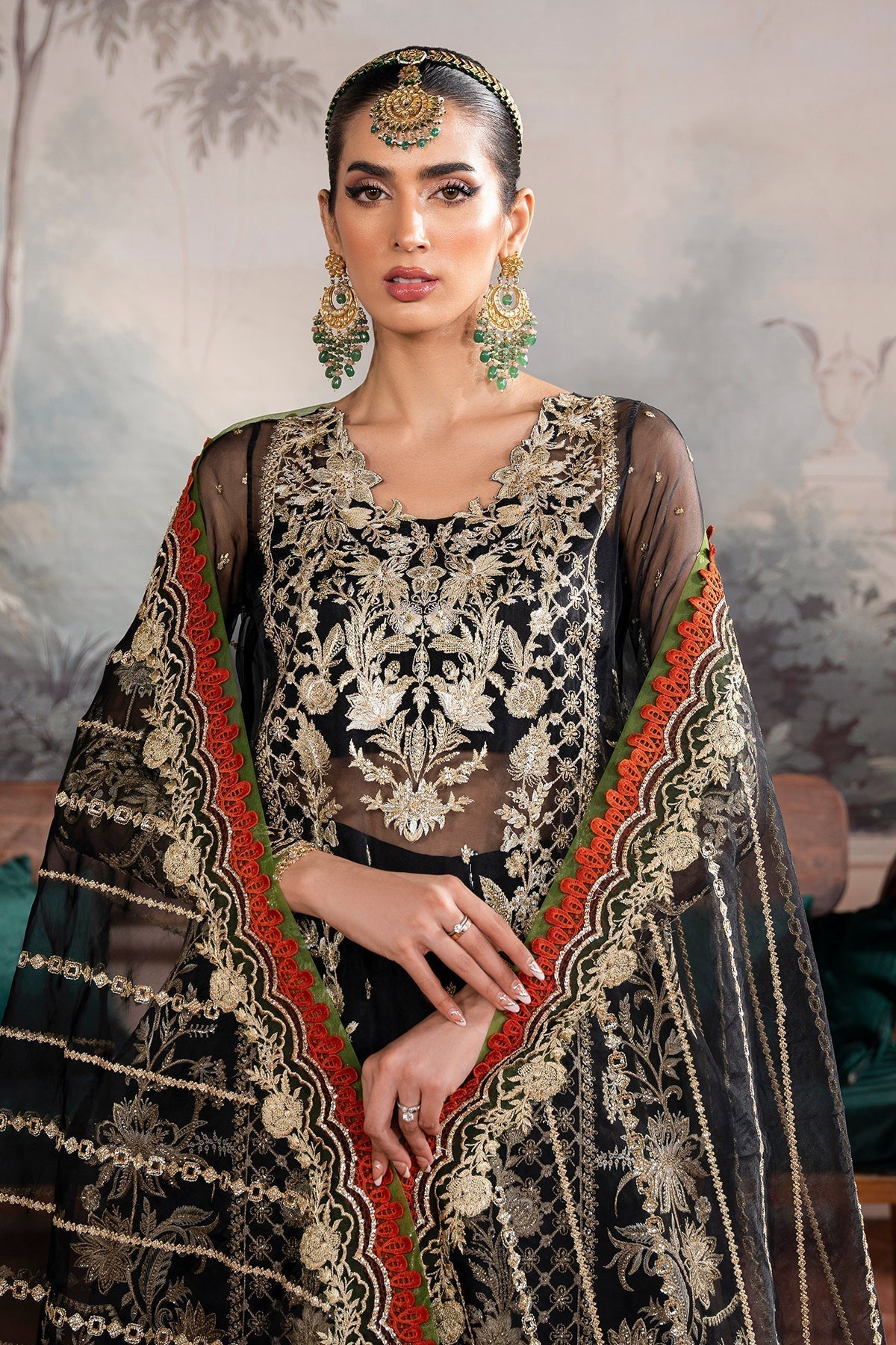 Inara | Aurelia Wedding Collection | Noir - Riwayat-e-Khas