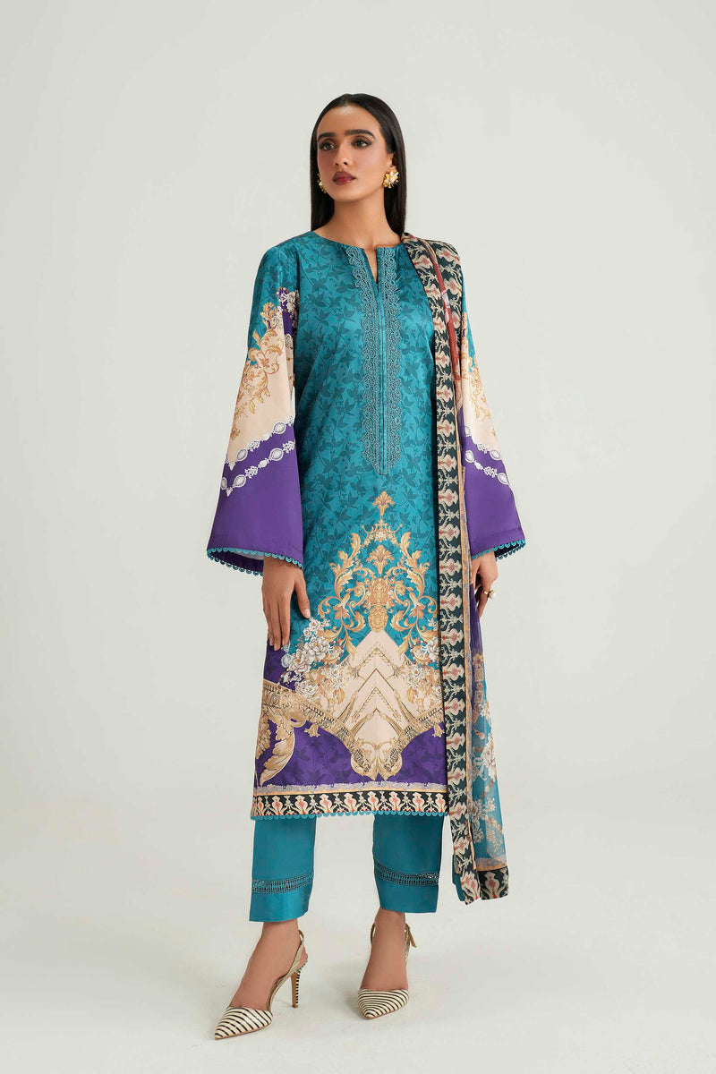 Akbar Aslam | Silk Pret | Azure