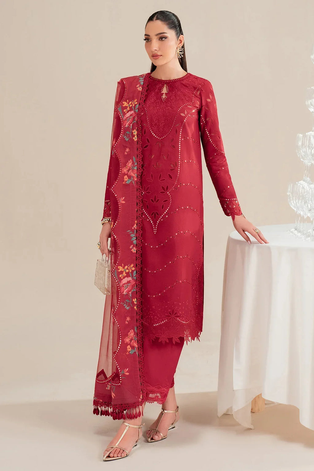 Jazmin | Iris EMBROIDERED LAWN IL'25-D03