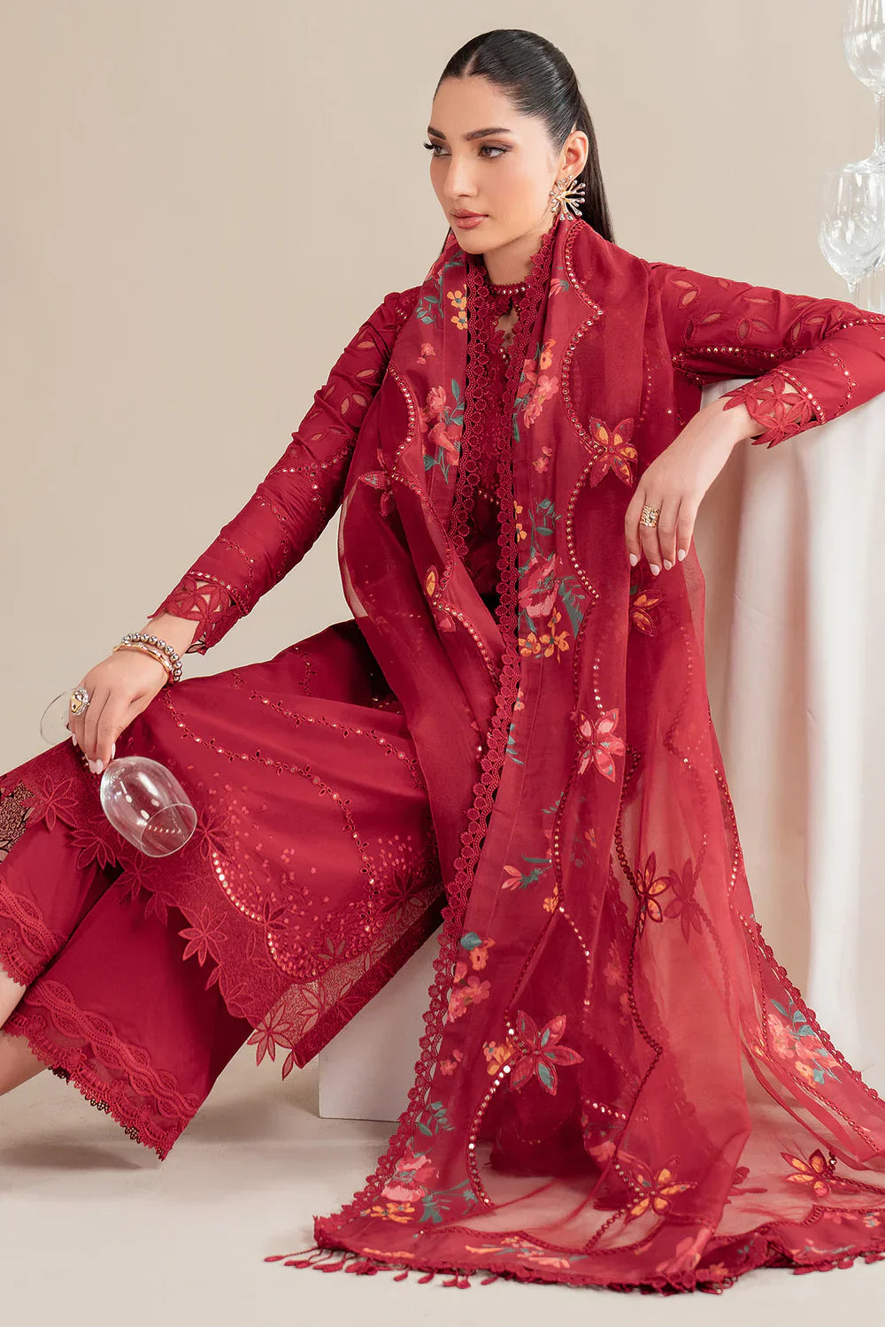 Jazmin | Iris EMBROIDERED LAWN IL'25-D03