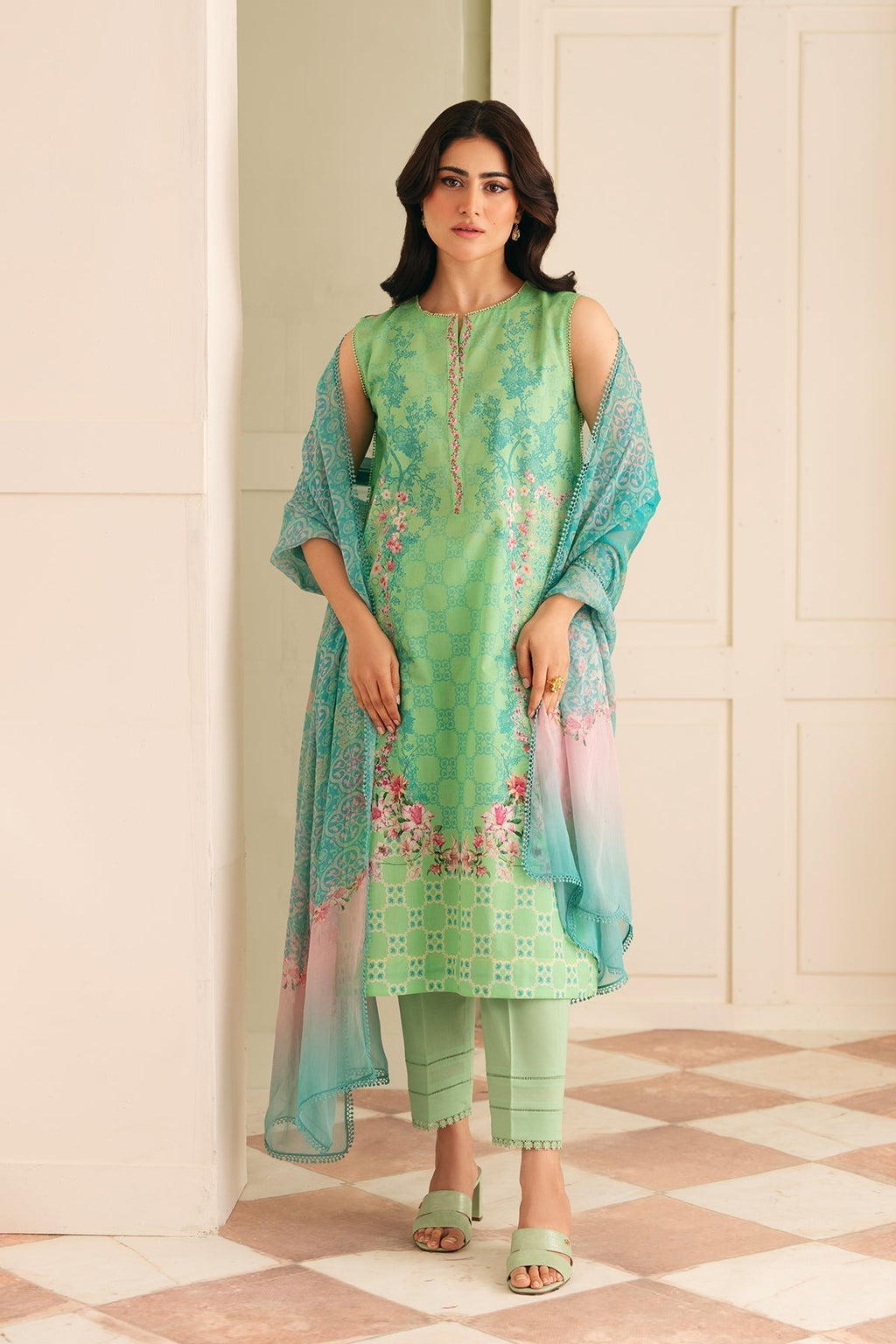 Sahar | Selene 25 | Seafoam Garden - Riwayat-e-Khas