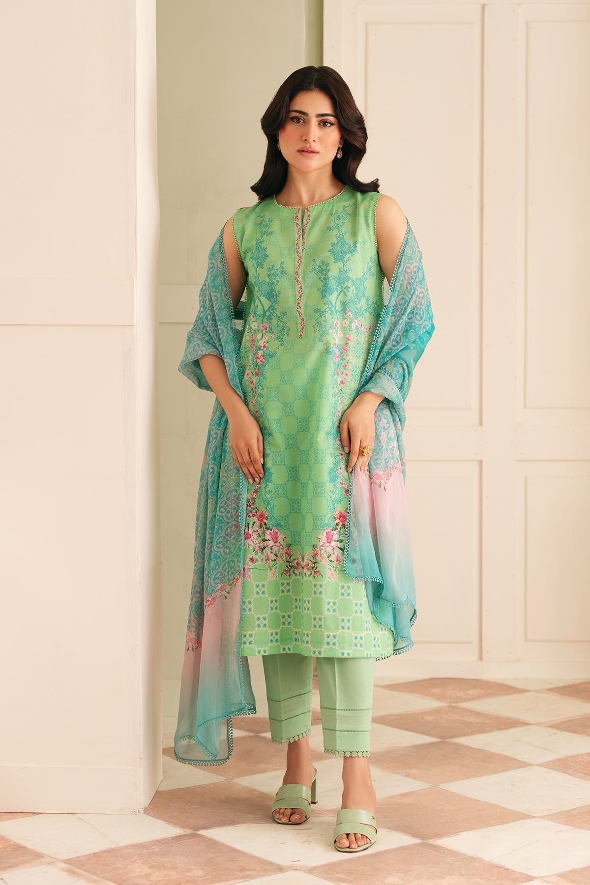 Sahar | Selene 25 | Seafoam Garden - Riwayat-e-Khas