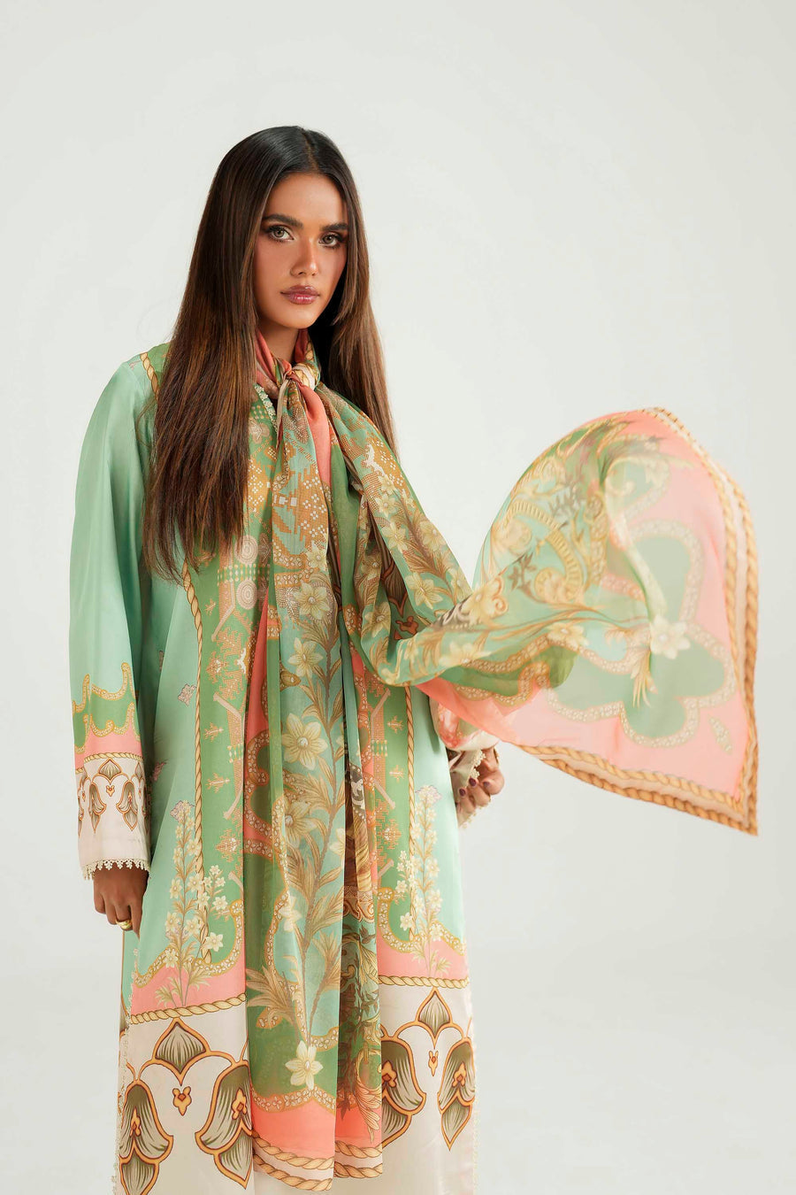 Akbar Aslam | Silk Pret | Zinnia