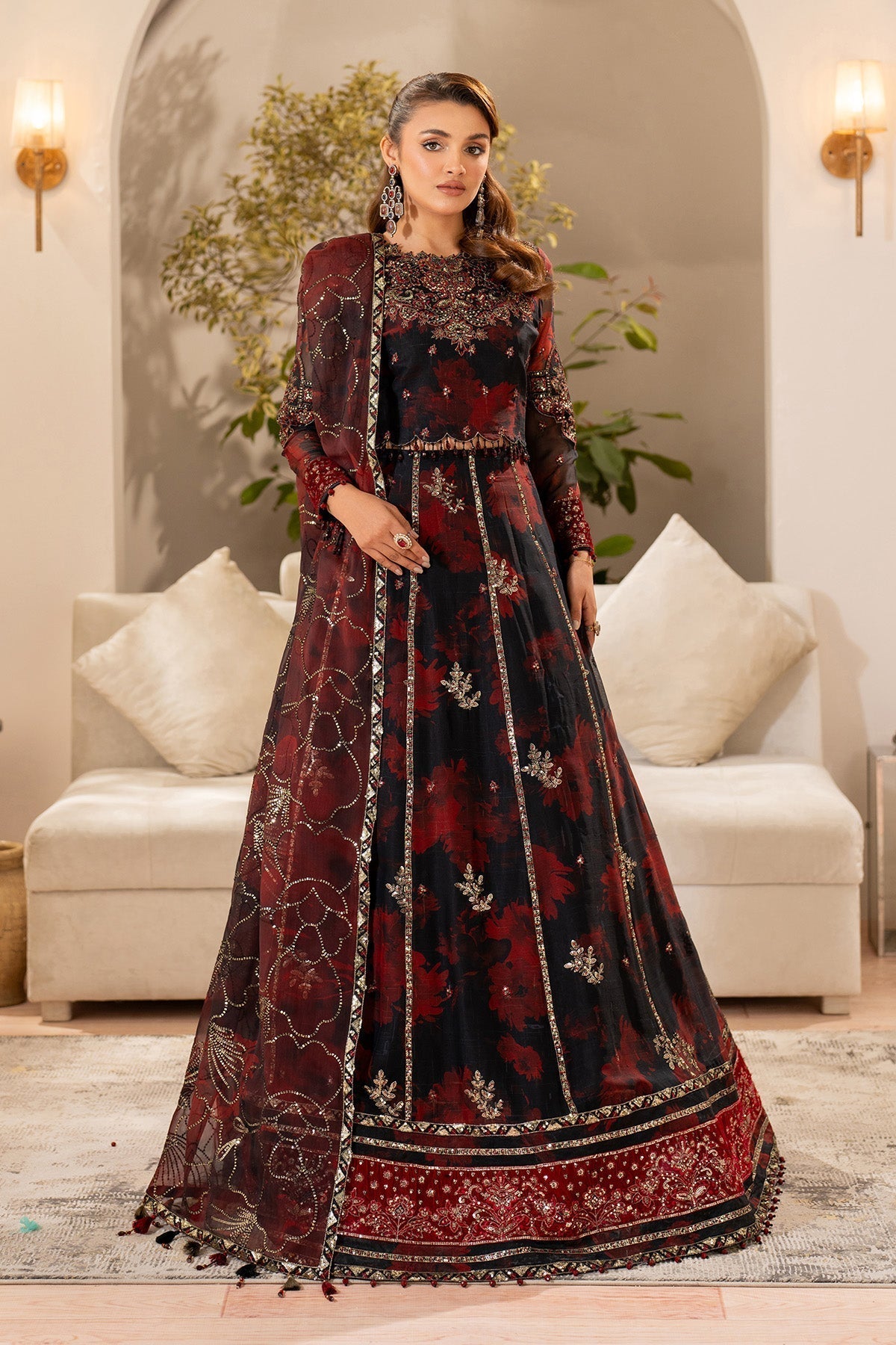 Alizeh | Fleur Chiffon |  AF-CH-2191-Talia