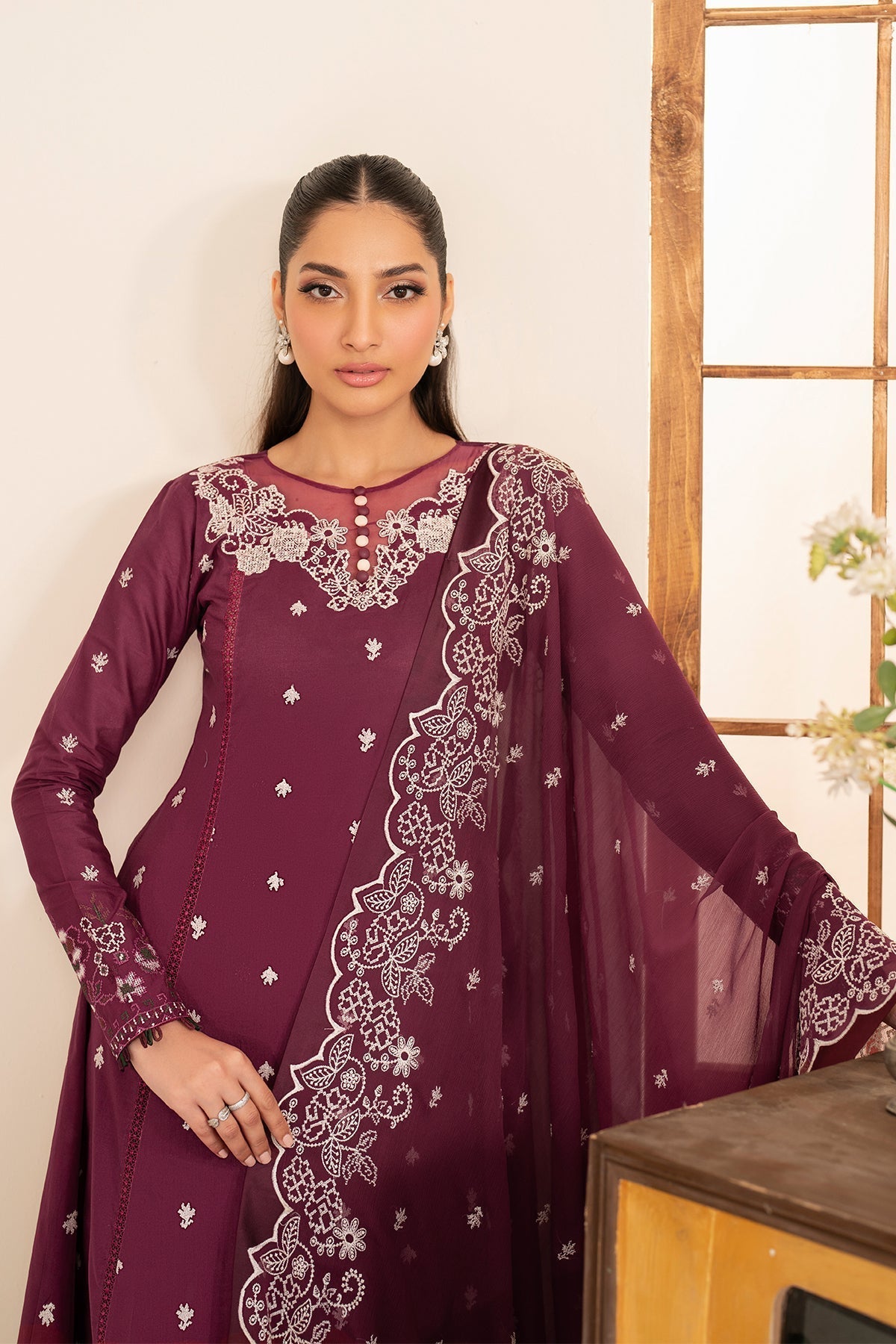 Zarif | Lamhay Luxury Eid Lawn 25 | 08 TEHMEEN